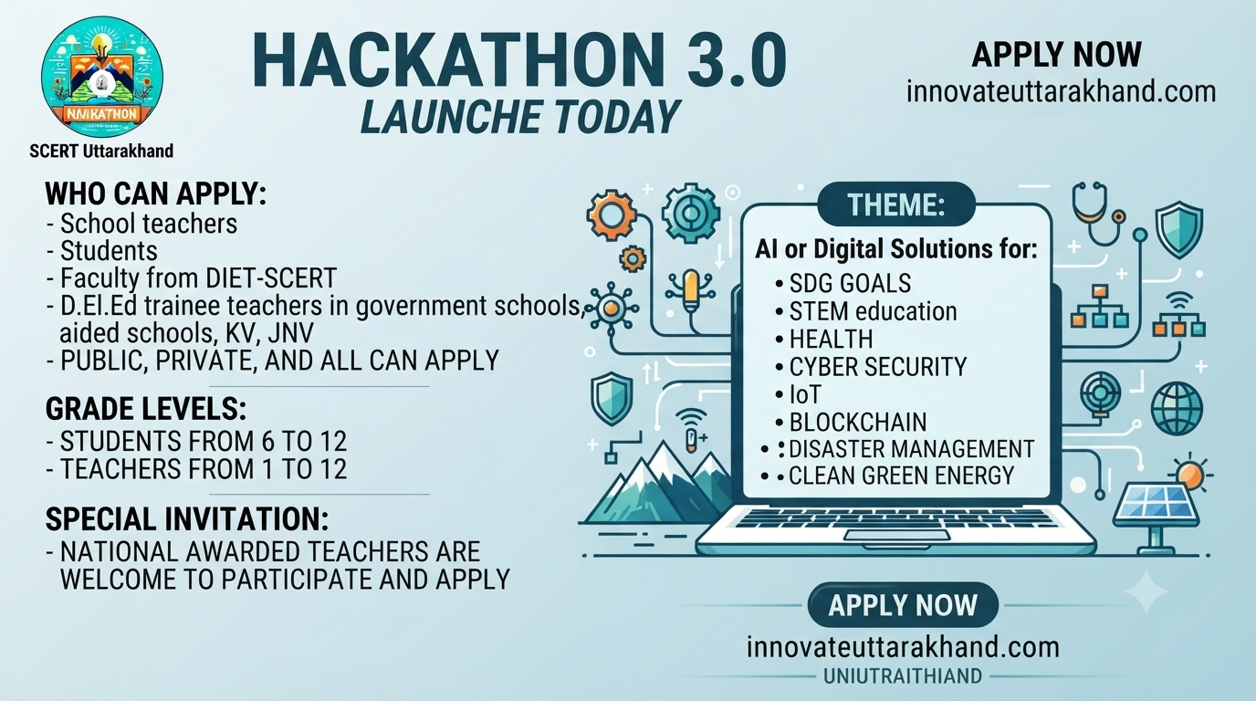 Apply Here for Hackathon 3.0