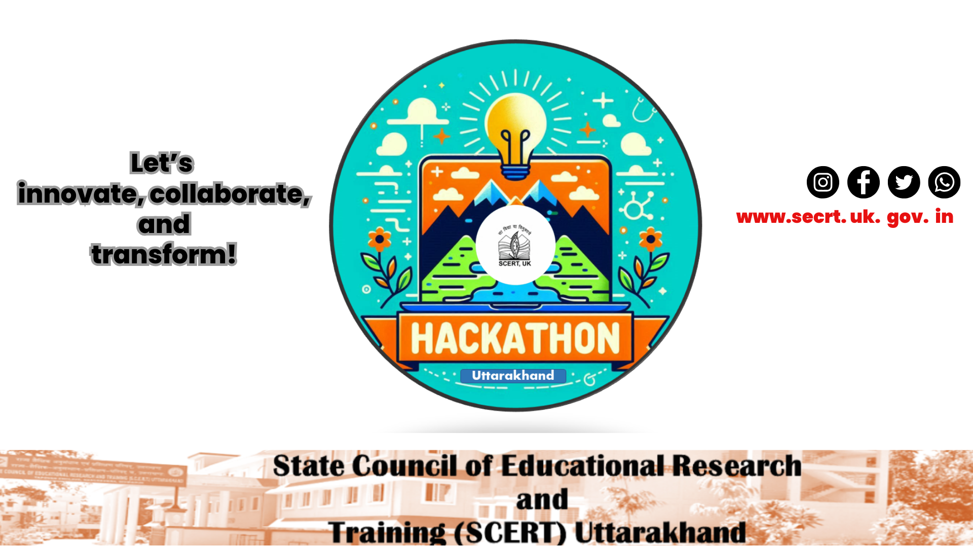 Upcoming  Hackathon "Innovate Uttarakhand" 2024-25