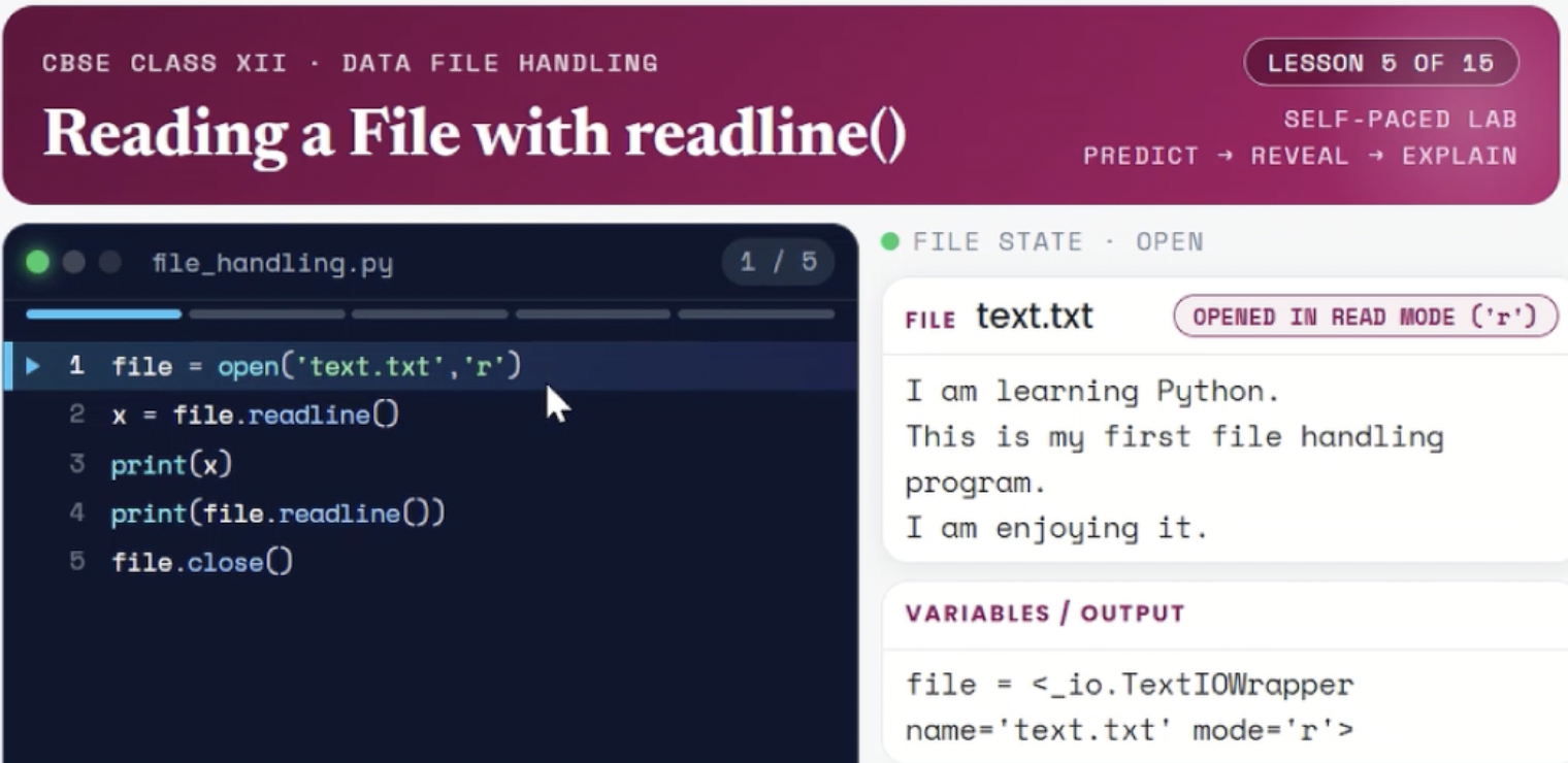 Mastering Text File Handling in Python Using the Python File Handling Lab tutorial — SCERT Uttarakhand